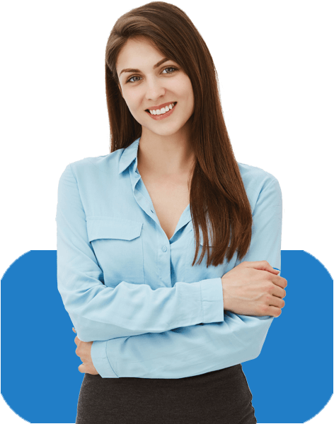 Young lady smiling